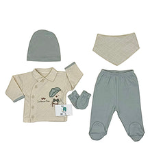 Pack naissance Gentlemen Bear 5 pcs coton