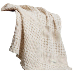 Couverture gaufrée 90x100 cm - Beige