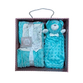 Couverture Bubble Bear avec doudou 80x110 cm