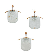 Pack de 3 Bavoirs Safari 0-4 mois