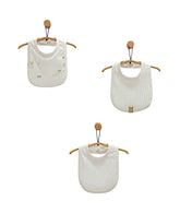Pack de 3 Bavoirs Safari 0-4 mois