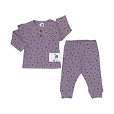 Tenue multi fleurs uni coton girly