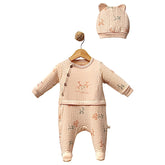 Grenouillère Birth Party 1 bonnet coton