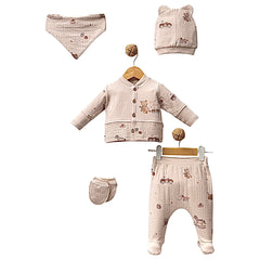 Pack naissance Race Bear 5 pcs coton épais
