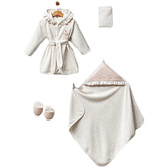 Coffret sortie de bain Flowers Trio 4 pcs 0m+