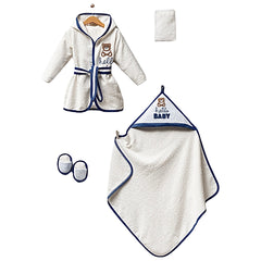 Coffret sortie de bain Hello Baby 4 pcs 0m+