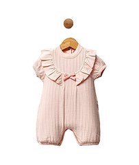 Barboteuse legère jolie nœud centré 1 pcs