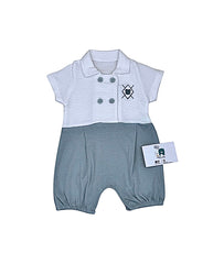 Barboteuse super classy boy boutons centrés1 pcs