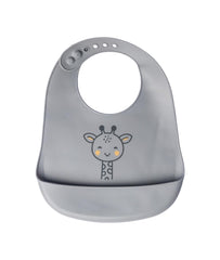 Bavoir en Silicone avec Poche 9M+ - Animaux - YUMMY