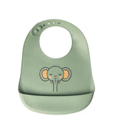Bavoir en Silicone avec Poche 9M+ - Animaux - YUMMY