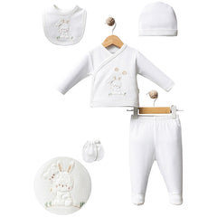 Pack naissance Animals LOVE 5 pcs coton unisexe