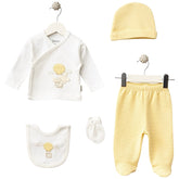 Pack naissance lapinou Fly 5 pcs unisexe coton