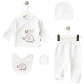 Pack naissance I love mum 5 pcs coton unisexe