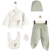 Pack naissance Love you baby 5 pcs unisexe coton