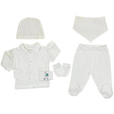 Pack naissance effet gilet super classy boy 5 pcs coton