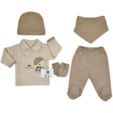 Pack naissance Gentlemen Bear 5 pcs coton