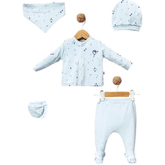 Pack naissance Ballons 5 pcs Boy Style