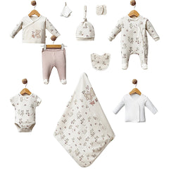 Coffret naissance You and Me 10 pcs coton unisexe