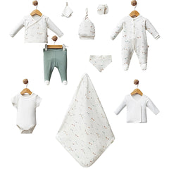 Coffret naissance Jungle 10 pcs coton