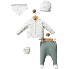 Pack naissance Jungle 5 pcs coton BBL