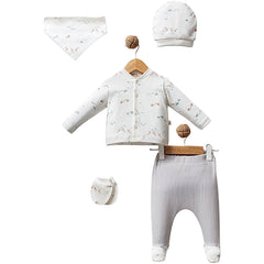 Pack naissance Jungle 5 pcs coton BBL