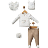 Pack naissance Tropical 5 pcs coton unisexe