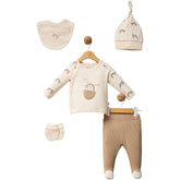 Pack naissance Tortue pocket 5 pcs coton unisexe