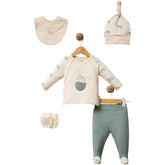 Pack naissance Tortue pocket 5 pcs coton unisexe