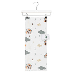 Drap Lange Tribe – Motif Arc-en-ciel Nuages (75x75 cm)