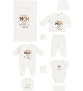 Coffret naissance 10 pcs I love my MOM coton unisexe