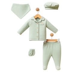 Pack naissance Gentlemen full classe velours 5 pcs