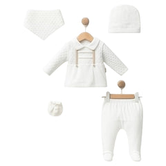 Pack naissance style baby boy velours 5 pcs