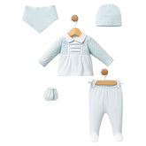 Pack naissance style baby boy velours 5 pcs