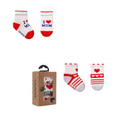 Coffret de 3 chaussettes Love mum 0-3 mois