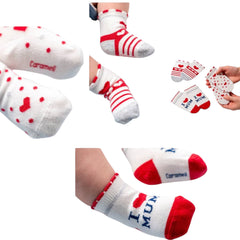 Coffret de 3 chaussettes Love mum 0-3 mois