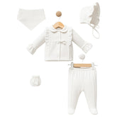 Pack naissance 1 nœud classy girl velours 5 pcs