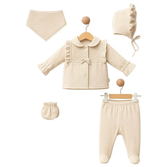 Pack naissance 1 nœud classy girl velours 5 pcs