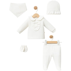 Pack naissance 2 jolies noeuds velours 5 pcs