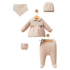 Pack naissance doubles nœud velours 5 pcs