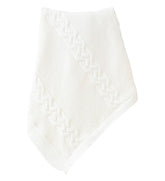 Couverture Triko welsoft épaisse molletonnée 85x95 cm – Blanc Ekru