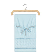 Coffret Couverture Velours in BEE nest lamb 80x110 cm - Bleu