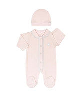 Grenouillère cutie flowers boutons centré coton