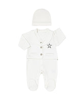 Grenouillère étoile sur gilet coton