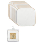 Pack de 10 serviettes coton Bio ekru 28x28 cm