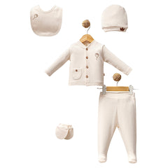 Pack naissance Levanzo 5 pcs coton bio