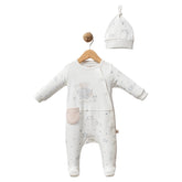 Grenouillère Kuzucuk 1 bonnet coton bio unisexe