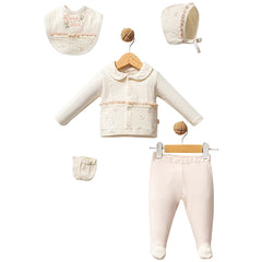 Pack naissance Rose girl 5 pcs coton Bio