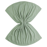 Couverture TRIKO laine naturelle 90x100 cm intérieur coton 0m+ - Mint