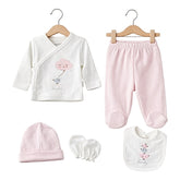 Pack naissance oiseau happy fly 5 pcs coton