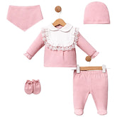 Pack naissance col mtrouz froufrou 5 pcs coton